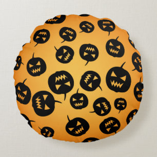 Pumpkins Round Pillow