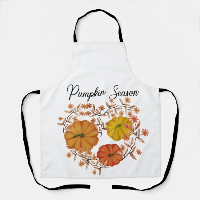 Pumpkins season  apron (Front)