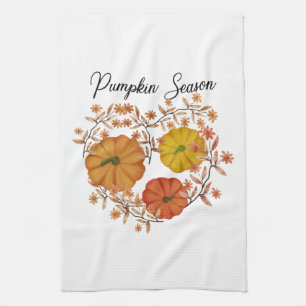 Pumpkins season kitchen towel