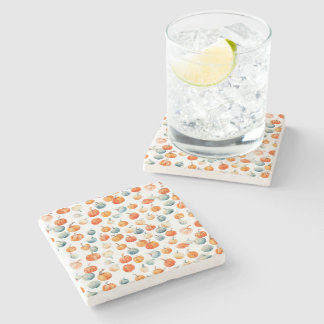 Pumpkins Stone Coaster