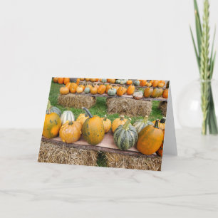 Pumpkins Thank You Card