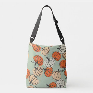 Pumpkins: Thanksgiving seamless pattern. Crossbody Bag