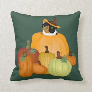 Pumpkins Throw Pillow