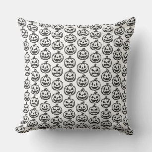 Pumpkins Throw Pillow