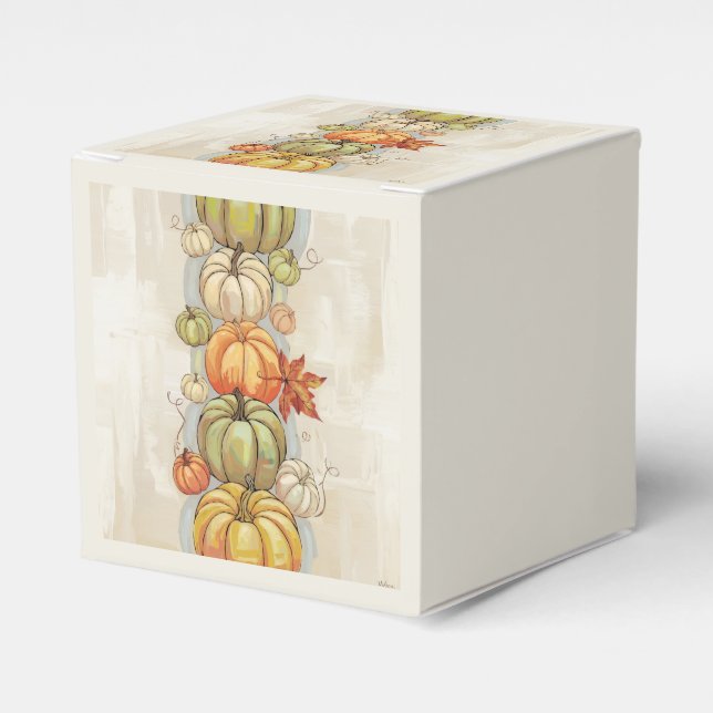 Pumpkins Throw Pillow  Favor Box (Front Side)
