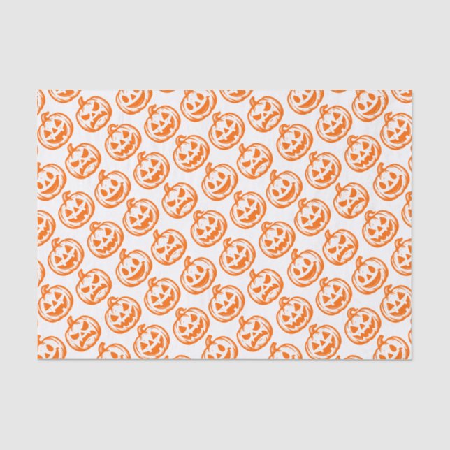 Pumpkins Tissue Paper (Front)