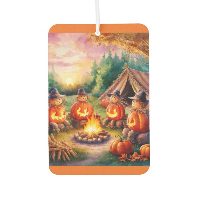 Pumpkins Together Air Freshener (Front)