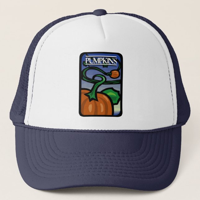 Pumpkins Trucker Hat (Front)