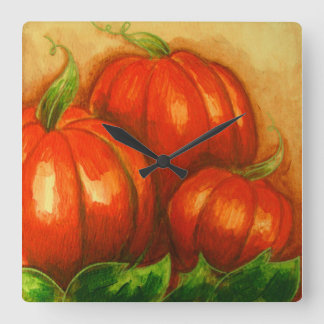 PUMPKINS WALL CLOCK