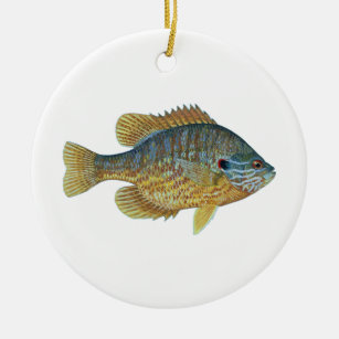 Pumpkinseed Sunfish Ceramic Ornament