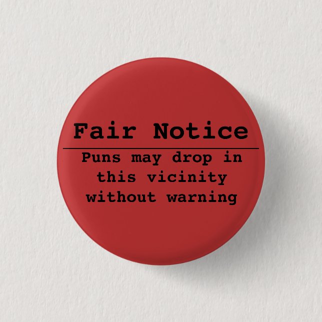 Pun Alert Button (Front)