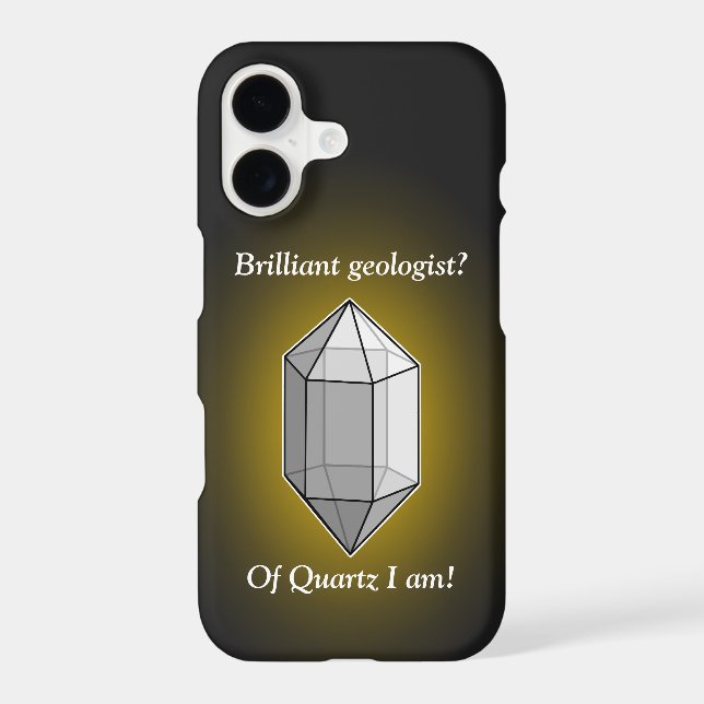 Pun Brillant Géologue Quartz (Verso)