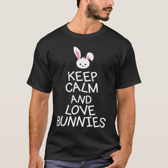 Pun Bunnies Statement Cute Rabbit Design T-Shirt (Front)