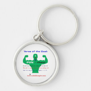 pun - key keychain