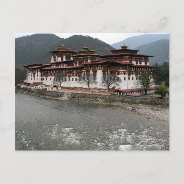 punakha dzong river postcard (Front)