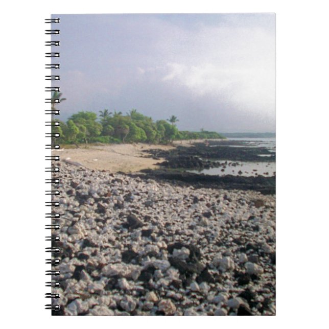 Punaluʻu Black Sand Beach Hawaii Big Island Notebook (Front)