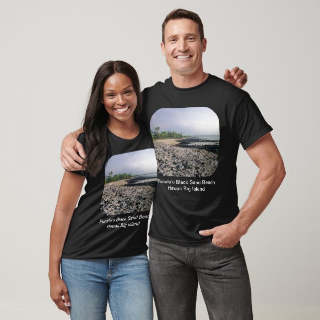 Punaluʻu Black Sand Beach Hawaii Big Island T-Shirt (Unisex)