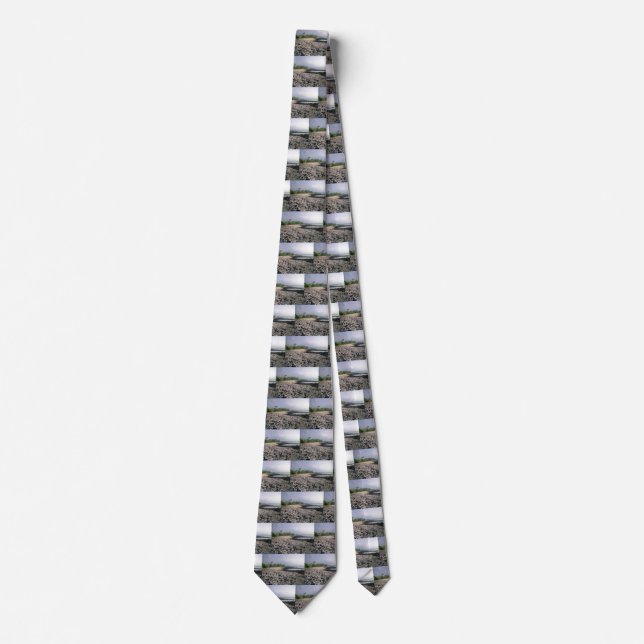Punaluʻu Black Sand Beach Hawaii Big Island Tie (Front)
