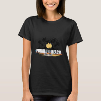 Punalu'u Beach Hawaii Retro Surfing Beach For Men  T-Shirt