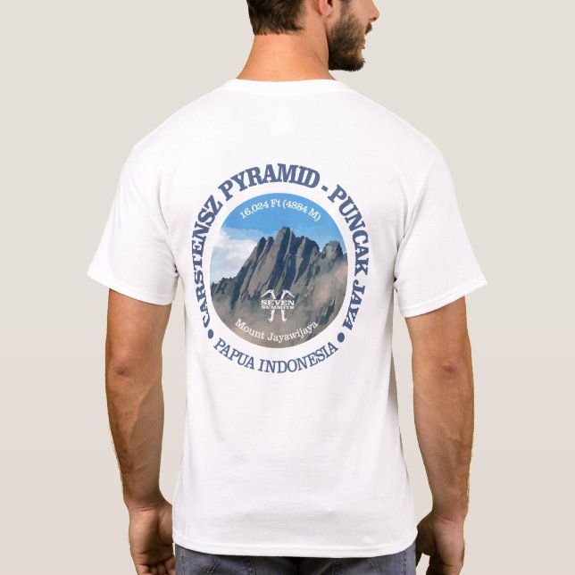 Puncak Jaya (Carstensz Pyramid) T-Shirt (Back)