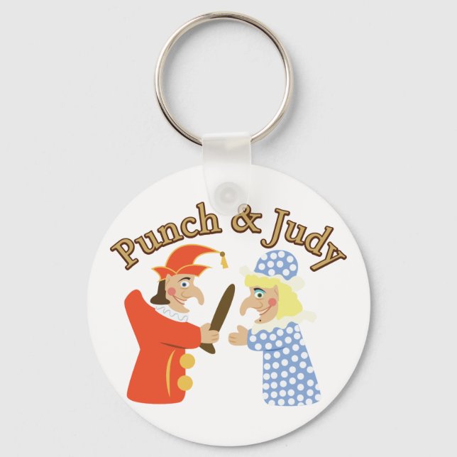 Punch and Judy Keychain (Front)