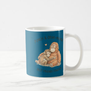 Punch and oran mama friends forever long sleeve coffee mug
