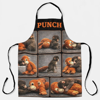 Punch Baby Monkey Apron