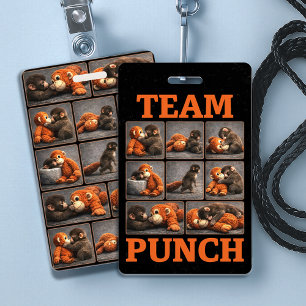 Punch Baby Monkey Badge