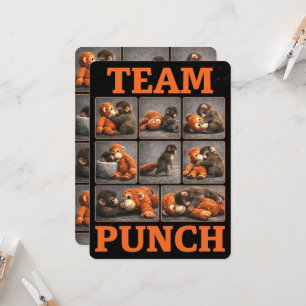 Punch Baby Monkey Invitation