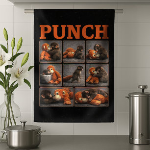 Punch Baby Monkey Kitchen Towel