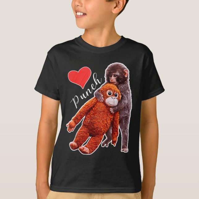 Punch baby monkey meme  T-Shirt (Front)