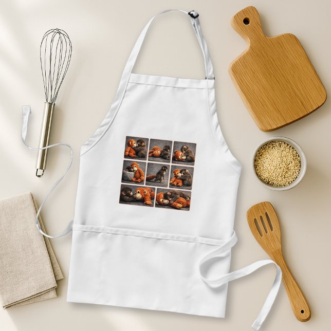 Punch Baby Monkey Standard Apron (Creator Uploaded)