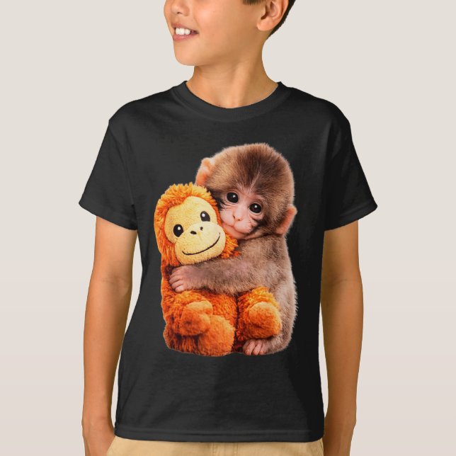 Punch baby monkey  T-Shirt (Front)