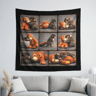 Punch Baby Monkey Tapestry