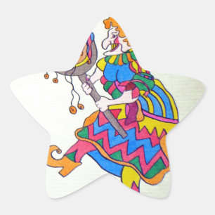 PUNCH & JUDY STAR STICKER