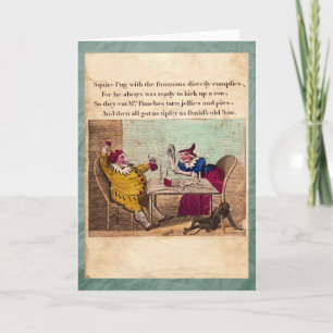 Punch & Judy Story Plate III Greeting Card