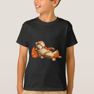 Punch monkey cute baby funny animal  T-Shirt