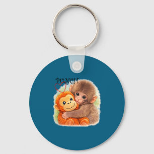Punch monkey  keychain