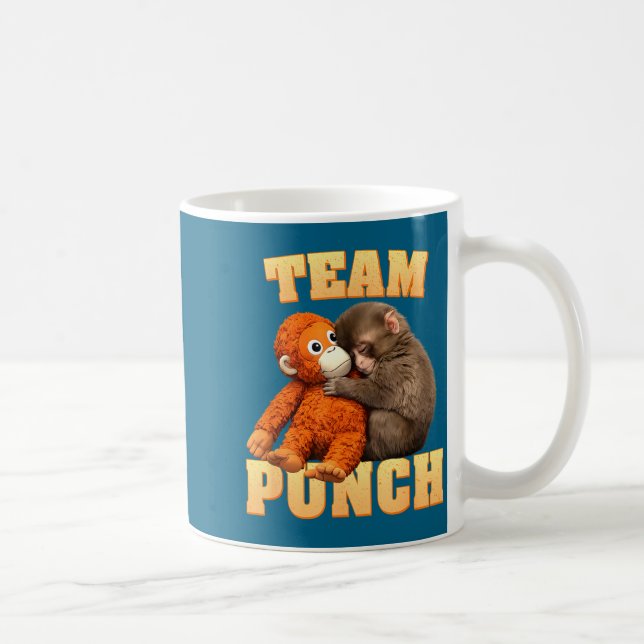 Punch monkey team punch  coffee mug (Right)