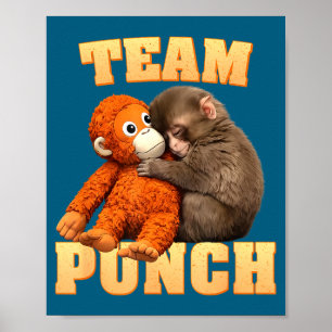 Punch monkey team punch poster
