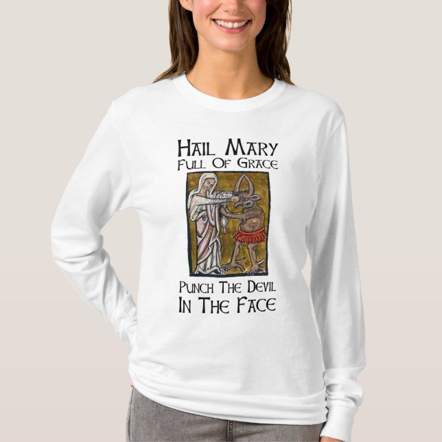 Punch the Devil in the Face! T-Shirt (Front)