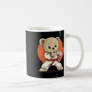 Punch Up Your Style With This Karate Bear Design Coffee Mug