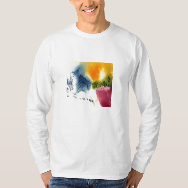 Punch Watercolor Tee Shirt (Front)