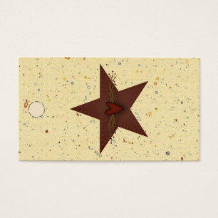 Punched Tin Star Hang Tag