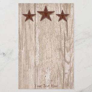 Punched Tin Star Stationery