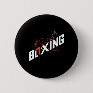 Punching G Boxing Kickboxing Boxing Lover Boxer 2 Inch Round Button