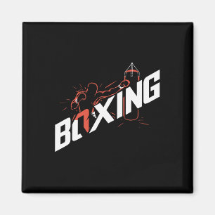 Punching G Boxing Kickboxing Boxing Lover Boxer  Magnet