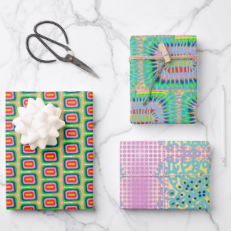 PUNCHY GRAPHIC WRAPPING PAPER