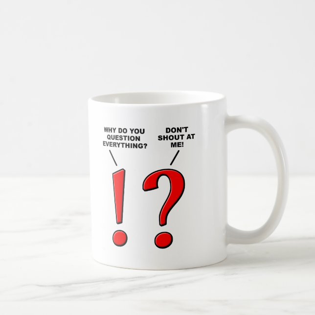 Punctuation Funny Mug (Right)