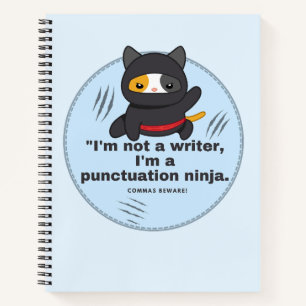 Punctuation Ninja: Hilarious Writer's Comic Strip Notebook
